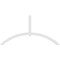 Ekena Millwork Archdale Architectural Grade PVC Gable Bracket, 96"W x 48"H x 2"D x 4"F, 12/12 Pitch GBP096X48X0204ARC00 - alternate 4